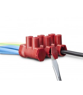 Conector mini cables eléctricos 4mm regleta conexión Wago 221 413